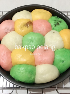 Foto resep Bakpao Pelangi