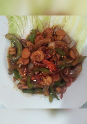 Foto resep Udang saus tiram