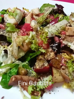 Una foto de Ensalada templada