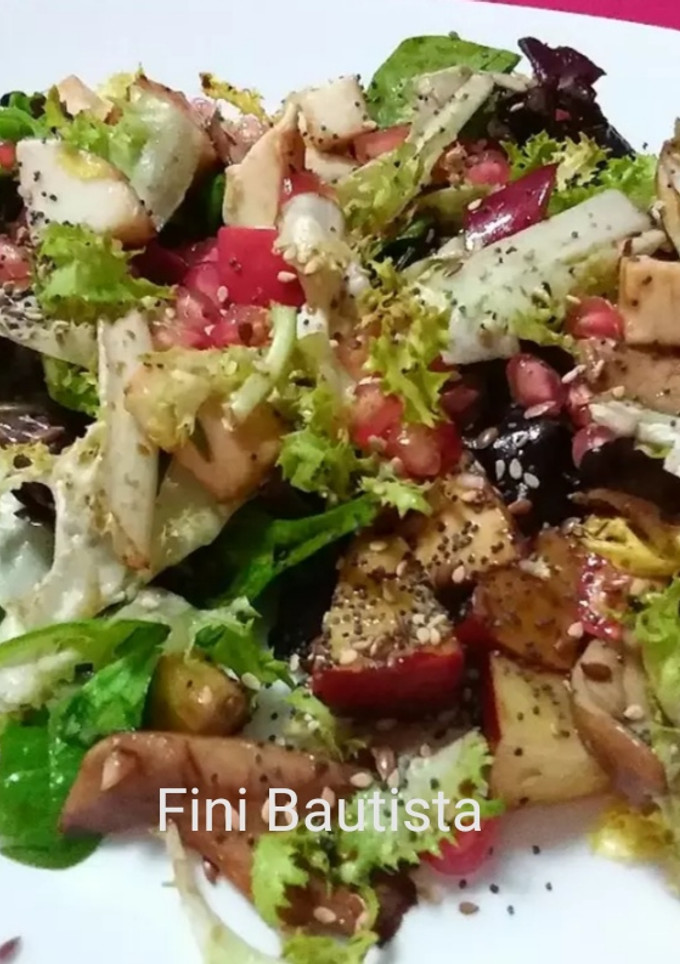 Una foto de Ensalada templada