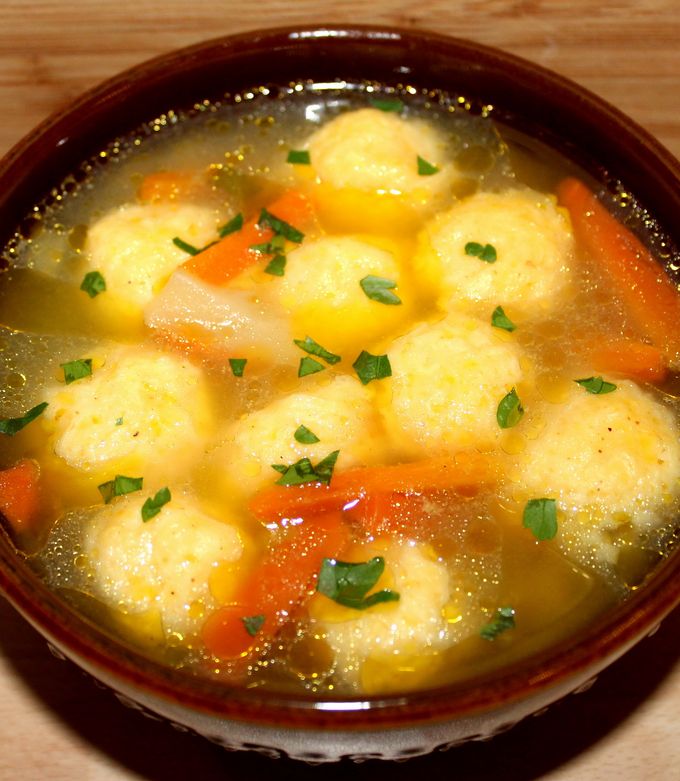 Sajtgombóc leves recept fotója