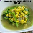Sayur bayam jagung bening ala mr