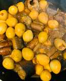 Thịt lươn kho trứng cút