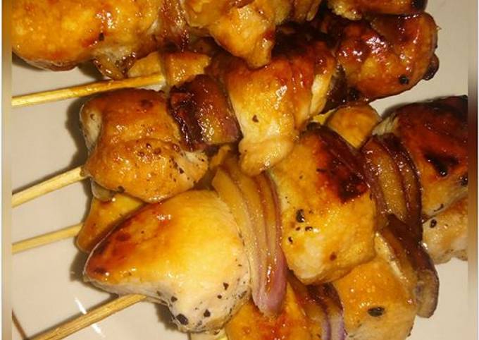Sate Ayam--Chicken Satay (Without the Peanut Sauce)