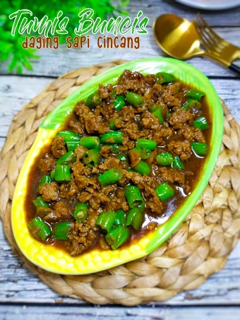 Cara Simple Membuat Resep  Tumis Buncis Daging Sapi Cincang yang Enak Banget, Lezat