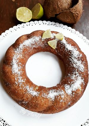 Une photo de ☆Cake Coco Citron Vert Graines de Pavot☆
