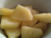 Une photo de ananas poêlé