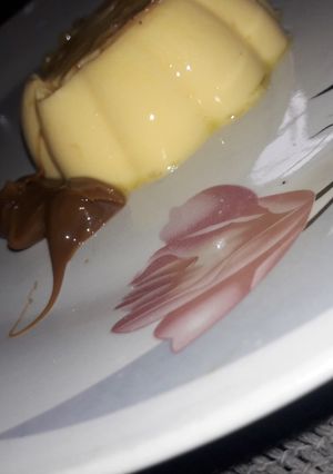 Una foto de "Flan" postrecito súper fácil