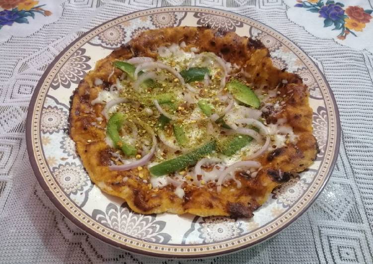 Easiest Way to Make Super Quick Homemade Roti Pizza