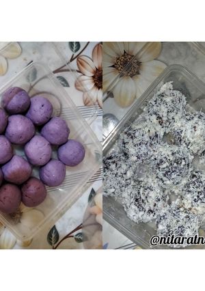 Foto resep Kelpon ubi ungu