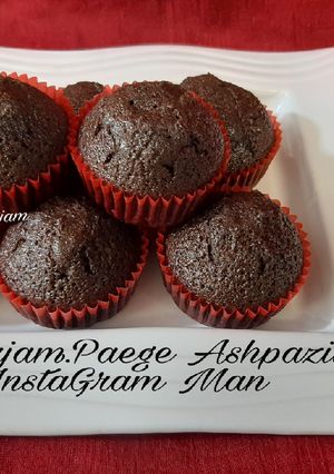 عکسی از دستور مینی کیک شکلاتی