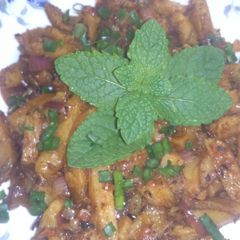 A picture of Chips masala #author marathon.
