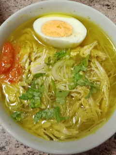 A picture of Chicken Soto Soup.