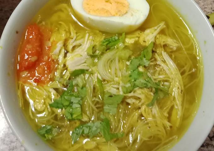 Simple Way to Make Super Quick Homemade Chicken Soto Soup