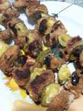 Espetinhos de frango!!!