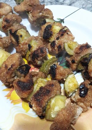 Una foto de Espetinhos de frango!!!