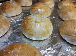 Una foto de Pan de Hamburguesa. (Pan de Papa)