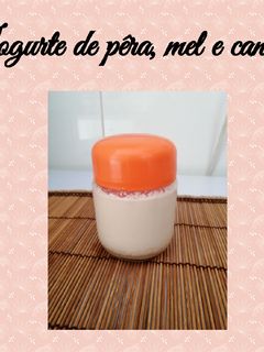 Foto de Iogurte de pêra, mel e canela
