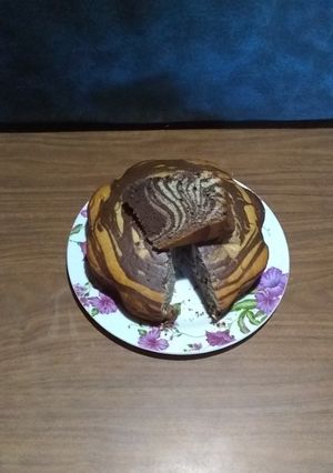 Una foto de Torta cebra