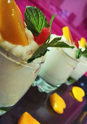 A picture of Summer Mango Mousse.