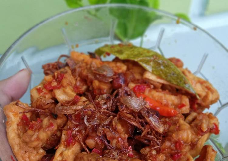 Kering tempe pedas manis