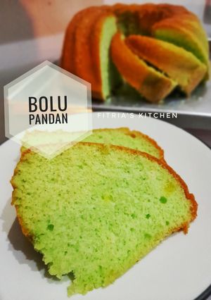Foto resep Bolu pandan santan