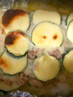 Una foto de Lasagna de atún sin harina