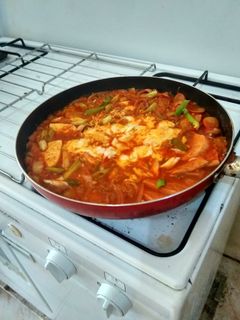 Foto resep Army Base Stew (Budae-Jjigae; 부대 찌개)