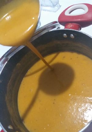 صورة لوصفة حساء العدس الأحمر