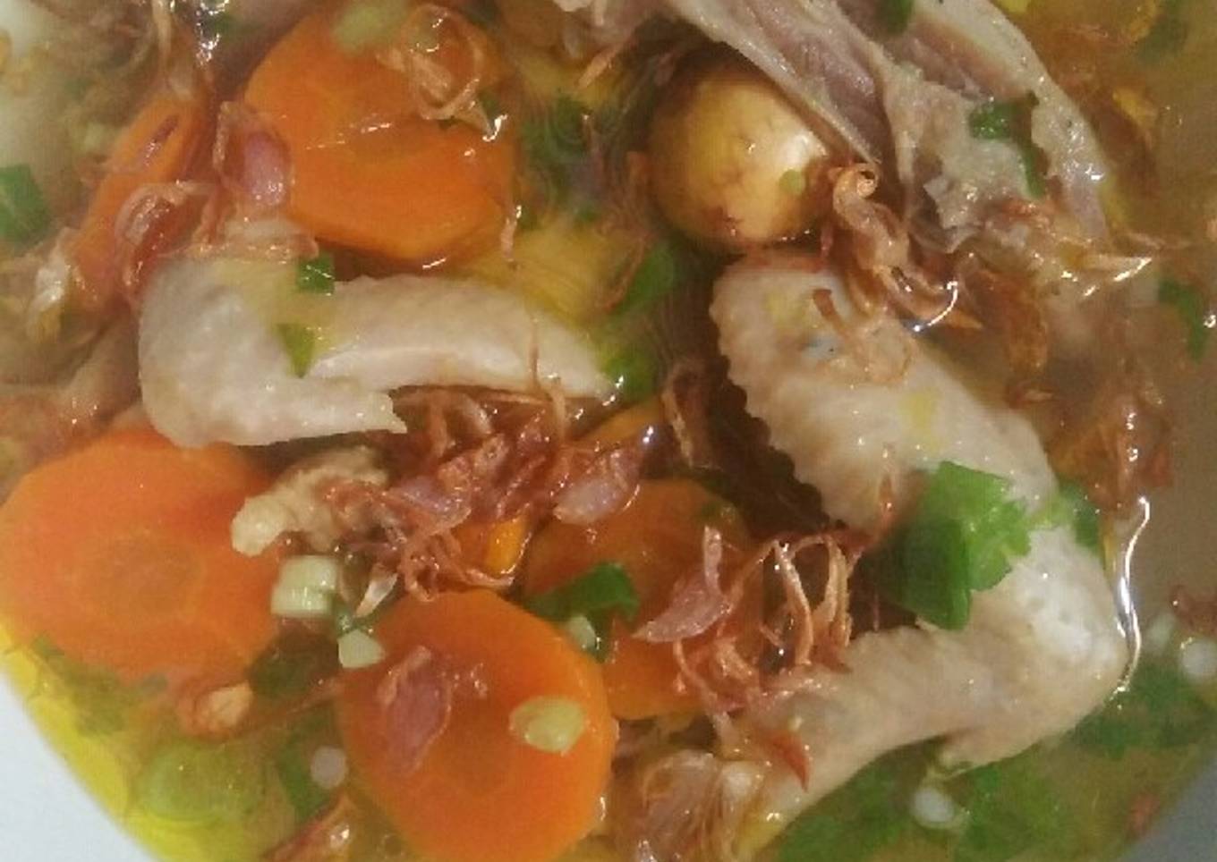 Sup ayam kampung enak dan sehat