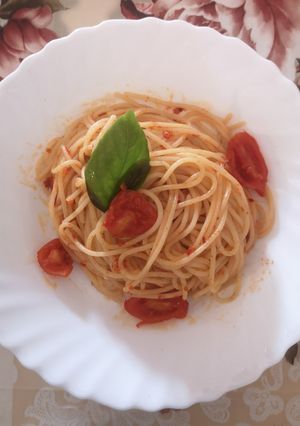 Foto di #626 Spaghetti pomodorini e 'nduja 🍅🍝🌶️