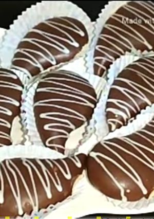 صورة لوصفة حلوى الهلال 🌙 بالشوكولاتة
