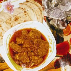 A picture of Degi chicken qorma.