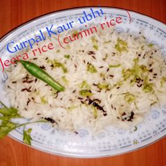 Jeera rice (cumin rice) 🍚 A picture of Jeera rice (cumin rice) 🍚.