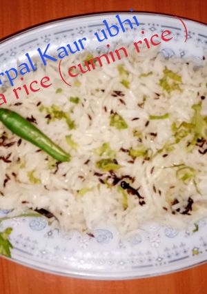 A picture of Jeera rice (cumin rice) 🍚.
