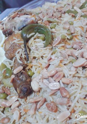 صورة لوصفة كبسة بالدجاج على طريقتي 😋