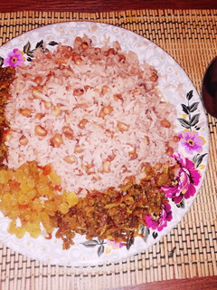 عکسی از دستور لوبیا پلو (چشم بلبلی محلی)🌱