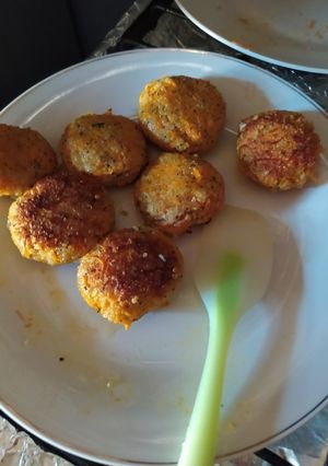 Una foto de Albóndigas de zanahorias con quinoa y queso