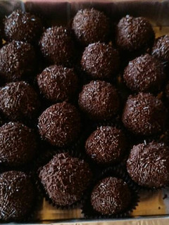 Una foto de Trufas de chocolate