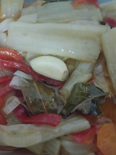Una foto de Pencas de acelga al escabeche