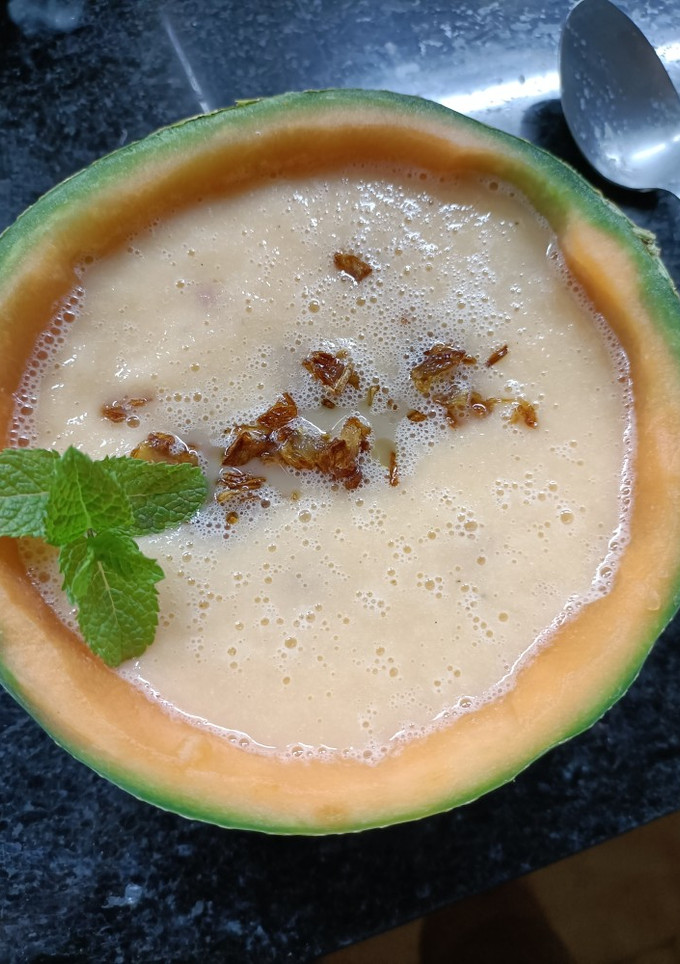 Una foto de Crema de melón 🍈
