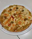Pizza fugazzeta al curry