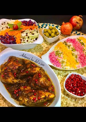 عکسی از دستور مرغ ناردونی