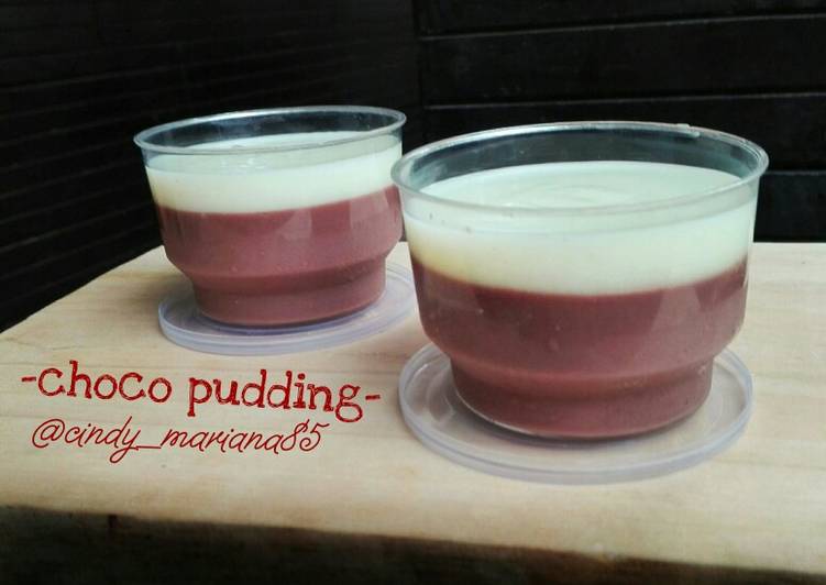11 Resep: Choco Pudding with Vla Anti Gagal!