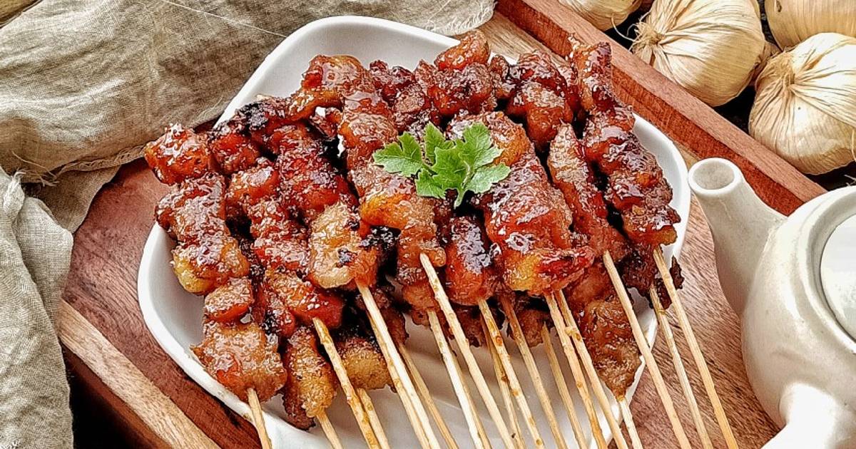 Resep Sate Babi(Pork Satay)🐷 oleh Ine Setiawati Cookpad
