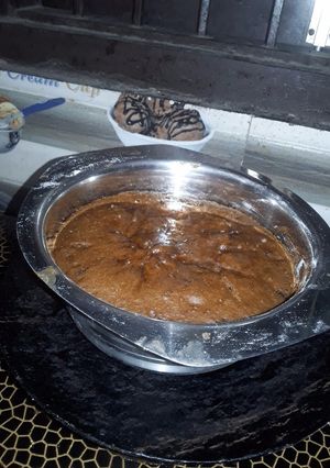 A picture of Eggless tawa cake.