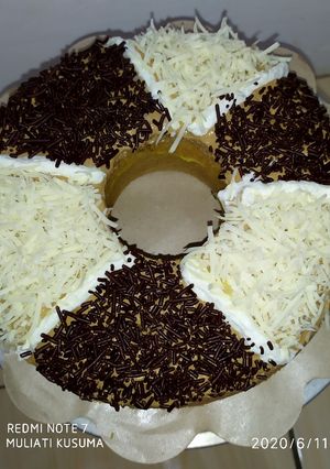 Foto resep Bolu Energen Kurma irit bahan no mixer