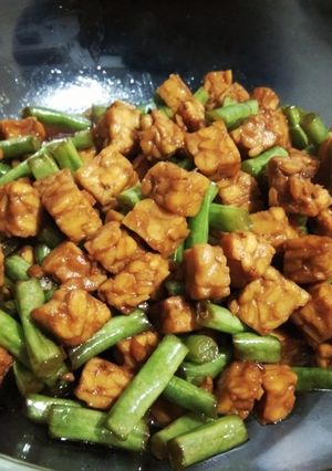 Foto resep Tumis buncis tempe