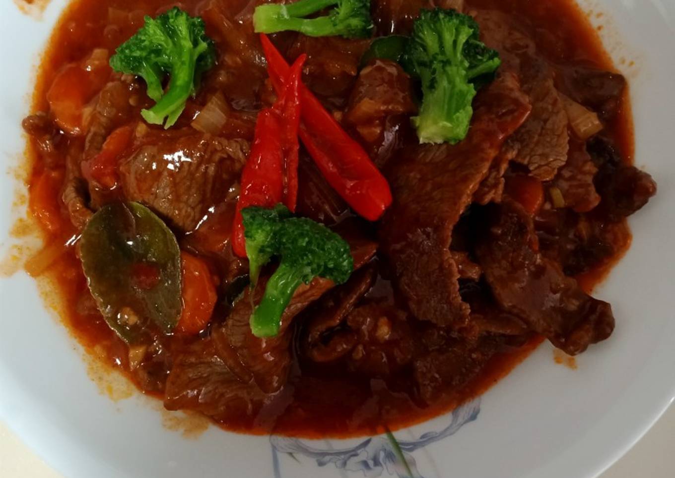 Bahagian daging merah Thai
