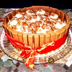 A picture of Chocolate Kitkat Cake.